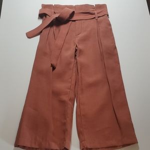 Zara kids high waisted  straight legged pants